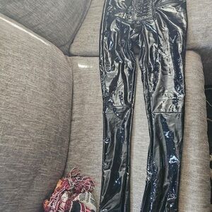 AKIRA Black Patent Leggings